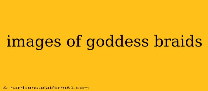 images of goddess braids