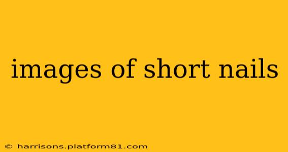images of short nails