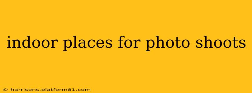 indoor places for photo shoots