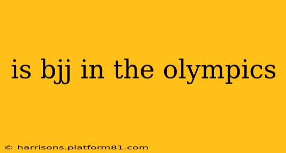 is bjj in the olympics