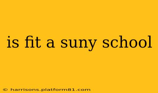 is fit a suny school