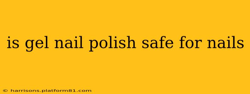 is gel nail polish safe for nails