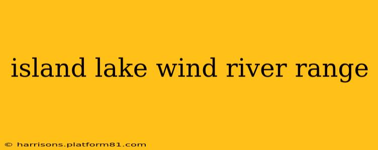 island lake wind river range