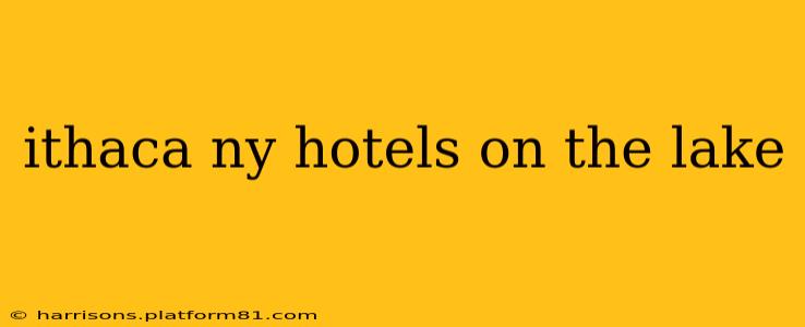 ithaca ny hotels on the lake