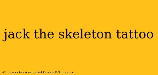 jack the skeleton tattoo