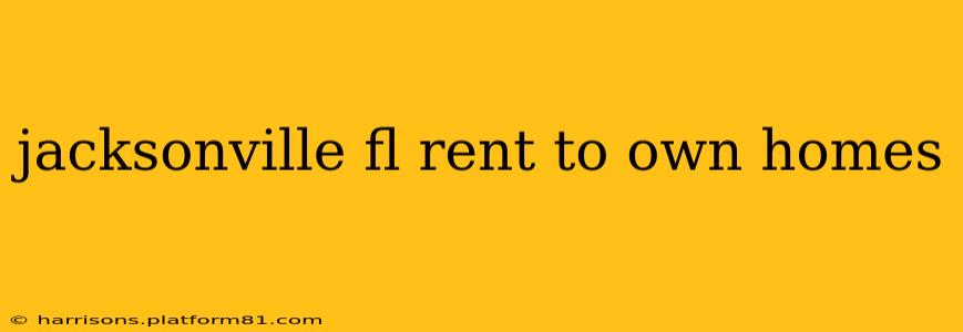 jacksonville fl rent to own homes