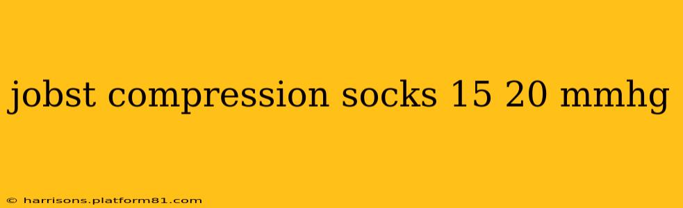 jobst compression socks 15 20 mmhg