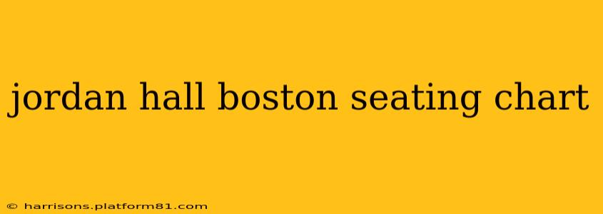 jordan hall boston seating chart