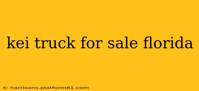 kei truck for sale florida