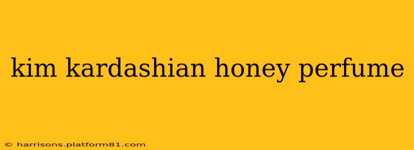 kim kardashian honey perfume