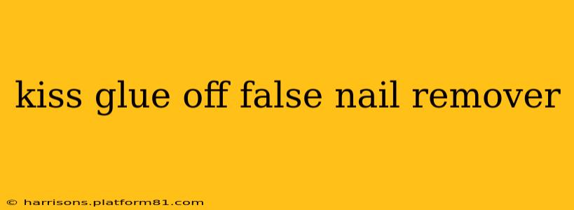 kiss glue off false nail remover