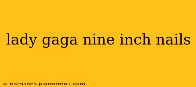 lady gaga nine inch nails