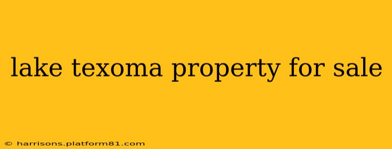 lake texoma property for sale