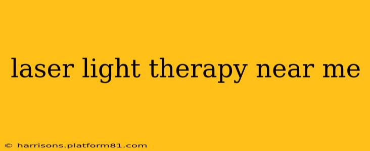 laser light therapy near me