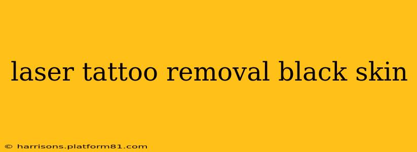 laser tattoo removal black skin