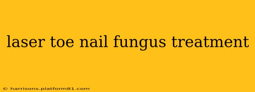 laser toe nail fungus treatment