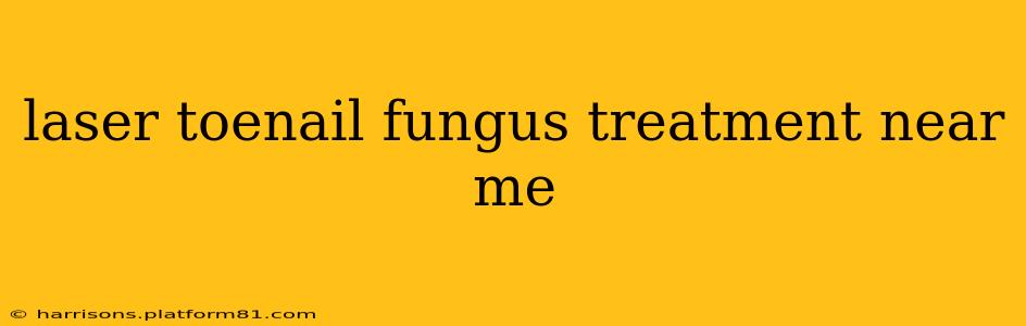 laser toenail fungus treatment near me