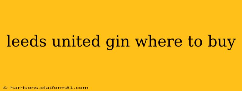 leeds united gin where to buy