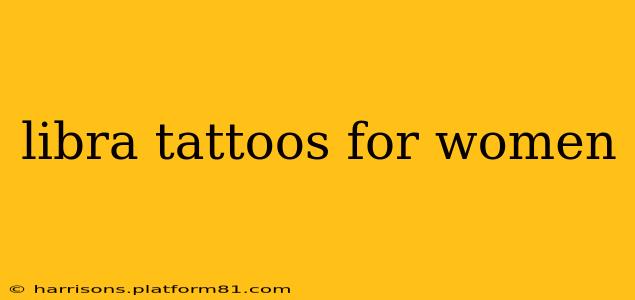 libra tattoos for women