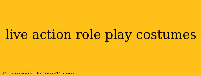 live action role play costumes