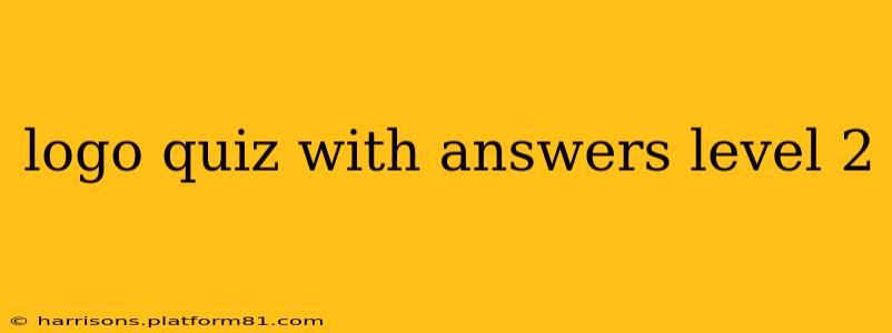 logo quiz with answers level 2