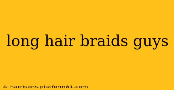 long hair braids guys