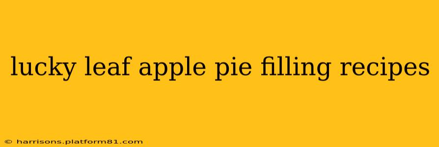 lucky leaf apple pie filling recipes