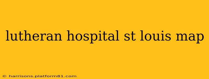 lutheran hospital st louis map