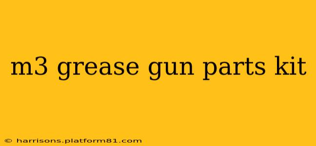m3 grease gun parts kit