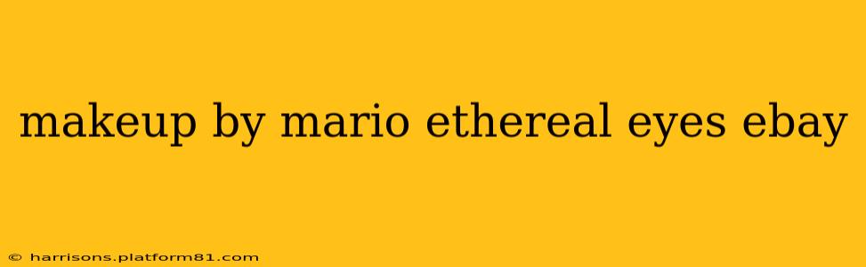 makeup by mario ethereal eyes ebay