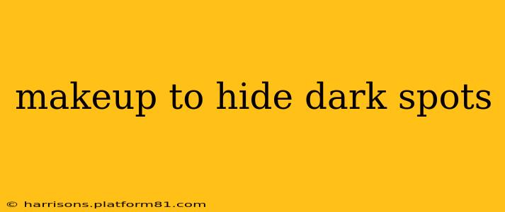makeup to hide dark spots