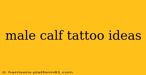 male calf tattoo ideas