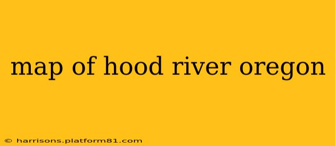 map of hood river oregon
