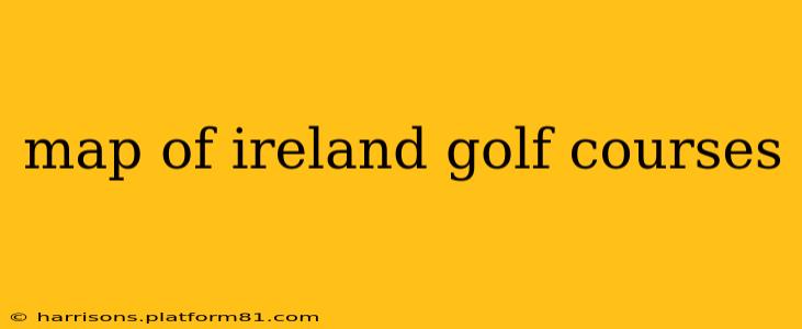 map of ireland golf courses
