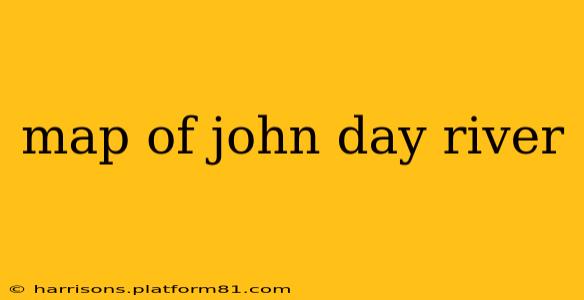 map of john day river
