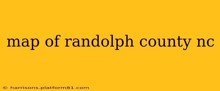 map of randolph county nc