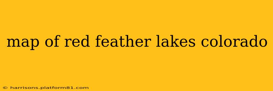 map of red feather lakes colorado