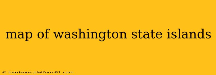 map of washington state islands