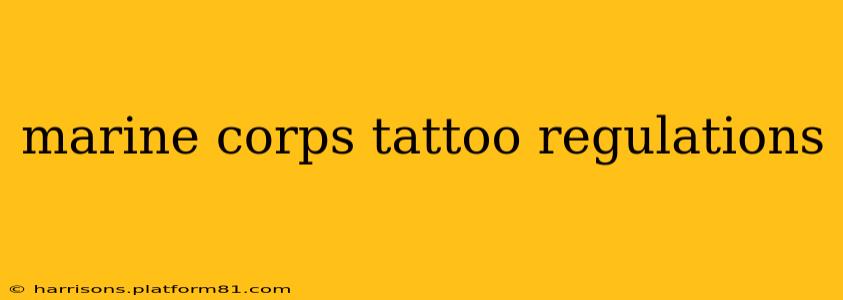 marine corps tattoo regulations