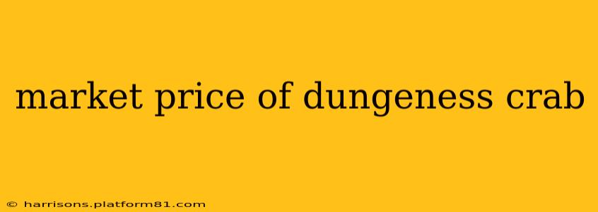 market price of dungeness crab