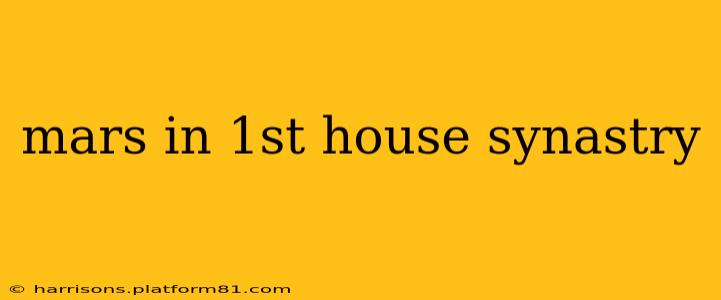 mars in 1st house synastry