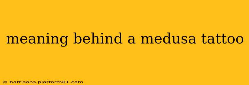 meaning behind a medusa tattoo