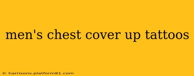 men's chest cover up tattoos