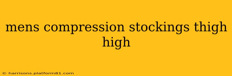 mens compression stockings thigh high