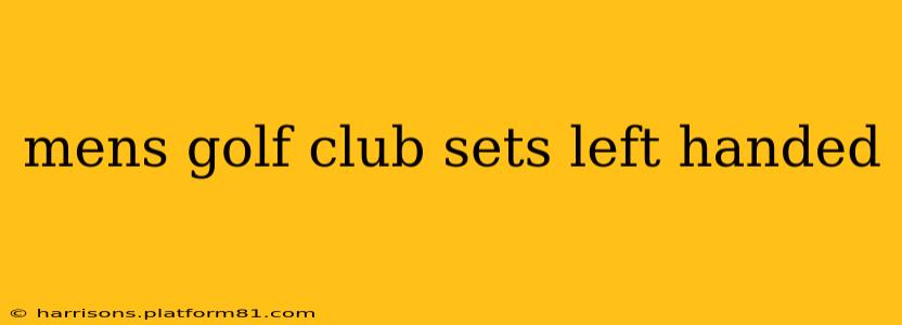 mens golf club sets left handed
