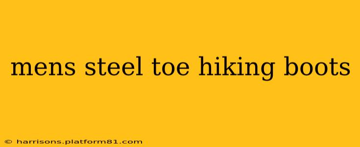 mens steel toe hiking boots