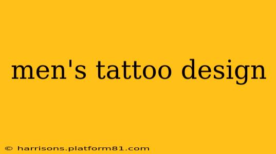 men's tattoo design
