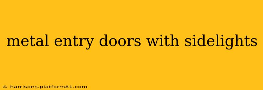 metal entry doors with sidelights