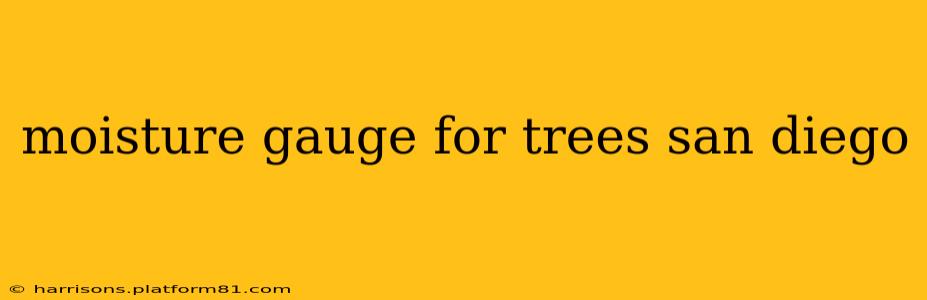 moisture gauge for trees san diego
