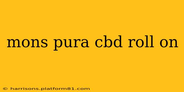 mons pura cbd roll on